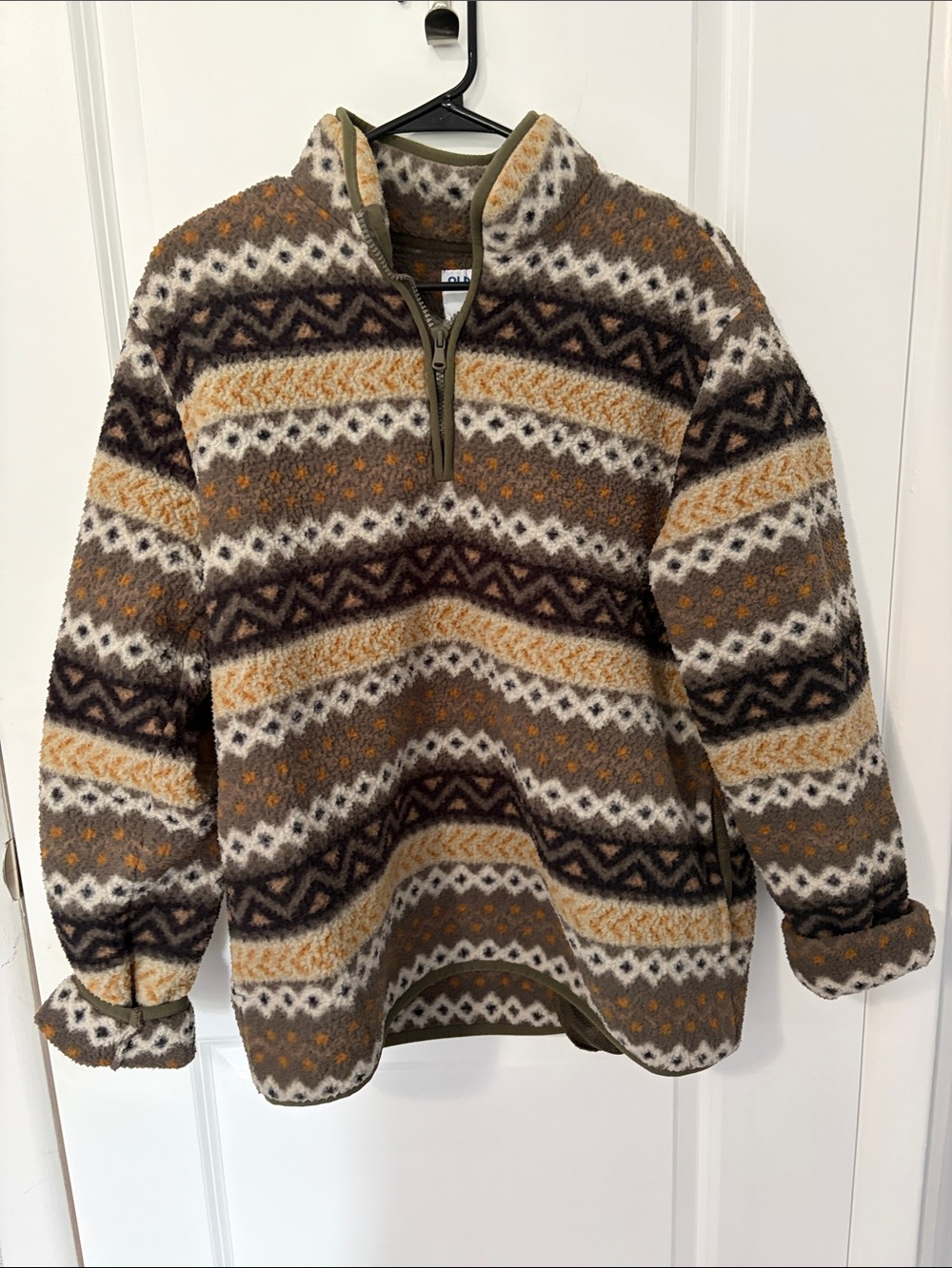 Old Navy Men's Patterned Half-Zip Pullover